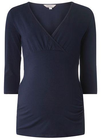 Dorothy Perkins *matenrity Ruched Wrap Top