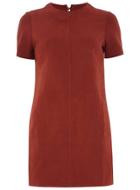 Dorothy Perkins Teracotta Suedette Mix Tunic