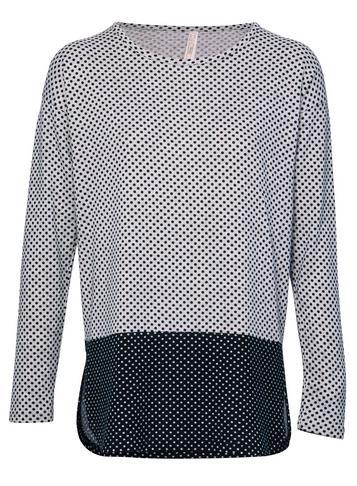 Dorothy Perkins *izabel London Navy Polka Dot Layered Top