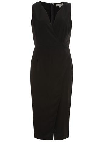 Dorothy Perkins Alice And You Black Deep V Midi Dress