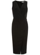 Dorothy Perkins Alice And You Black Deep V Midi Dress