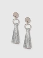 Dorothy Perkins Silver Mini Tassel Earrings