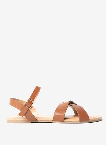 Dorothy Perkins Wide Fit Tan 'falcon' Sandals