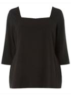 Dorothy Perkins *dp Curve Black Square Neck Top