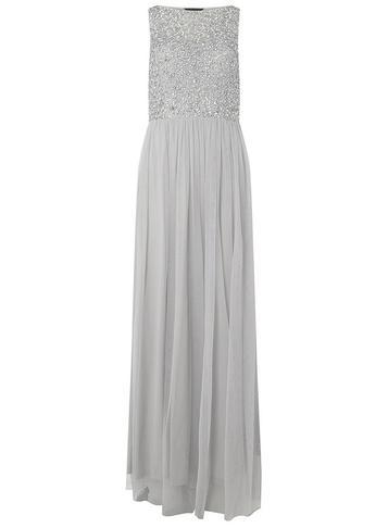 Dorothy Perkins *showcase Grey 'harper' Maxi Dress