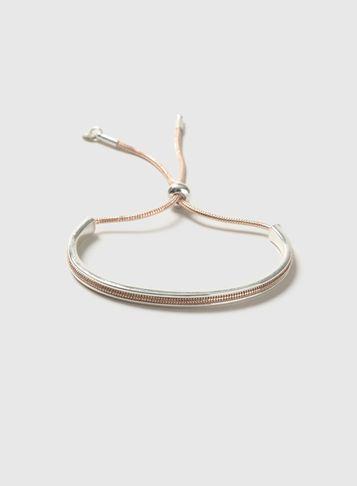 Dorothy Perkins *ixed Metal Snake Chain Bangle