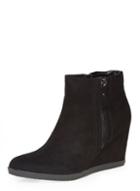 Dorothy Perkins Black 'mikki' Zip Wedge Boots