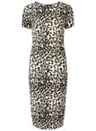 Dorothy Perkins Multi Coloured Leopard Print Bodycon Dress