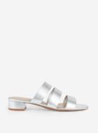 Dorothy Perkins Silver 'stormy' Multi Strap Mules