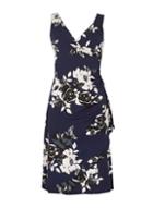Dorothy Perkins *izabel London Multi Navy Floral Wrap Dress