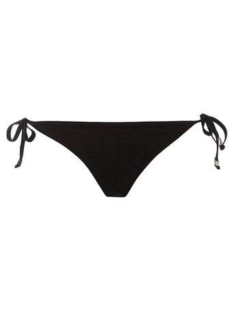 Dorothy Perkins Black Crochet Tie Side Bikini Bottoms