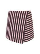 Dorothy Perkins *girls On Film Pink Plum Textured Wrap Skirt