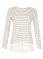 Dorothy Perkins *tenki Grey Striped Jumper