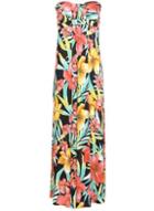 Dorothy Perkins *izabel London Black Floral Maxi Dress