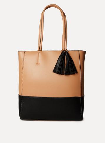 Dorothy Perkins Rose Colour Block Shopper Bag