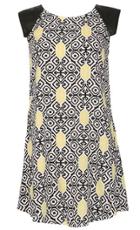 Dorothy Perkins *izabel London Multi Yellow Aztec Print Dress