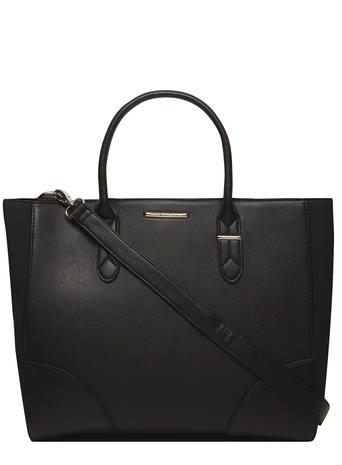 Dorothy Perkins Black Oversized Curve Tote Bag