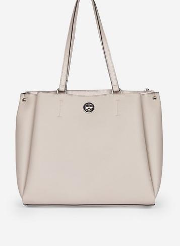 Dorothy Perkins Grey Compartment Tote Bag