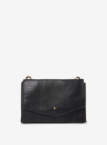 Dorothy Perkins Black Double Pouch Crossbody Bag