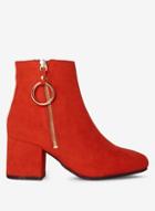 Dorothy Perkins Wide Fit Red 'amelie' Boots
