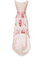 *chi Chi London Pink Digital Floral Print Skater Dress