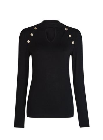 Dorothy Perkins Black Long Sleeve Top