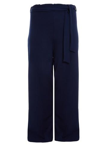 *quiz Curve Navy Palazzo Trousers