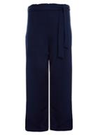 *quiz Curve Navy Palazzo Trousers