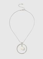 Dorothy Perkins Geometric Pearl Necklace