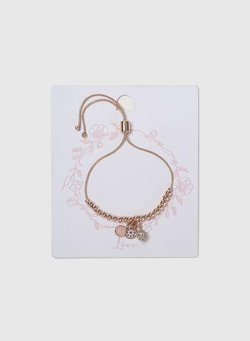Dorothy Perkins Rose Gold Quartz Cluster Bracelet