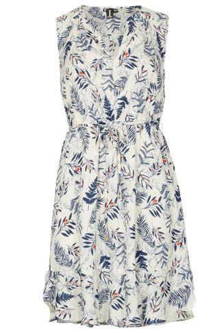 Dorothy Perkins *izabel London White Fit & Flare Dress