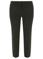 Dorothy Perkins Khaki Ankle Grazer Trousers