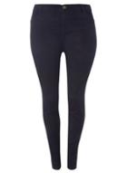 Dorothy Perkins Dp Curve Indigo Fly Front Jeggings