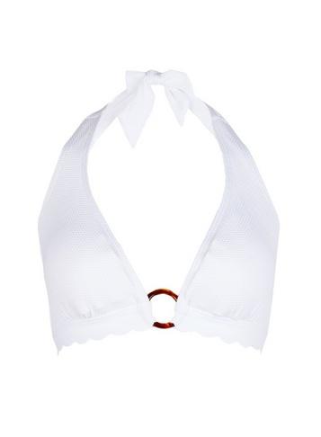 Dorothy Perkins *dp Beach White Popcorn Bikini Top