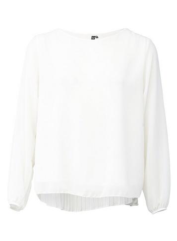 *izabel London White Boxy Blouse