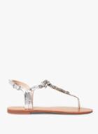 Dorothy Perkins Wide Fit Silver Fabrice Sandals