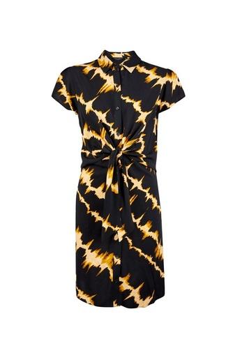 Dorothy Perkins Black Tie Dye Shirt Dress