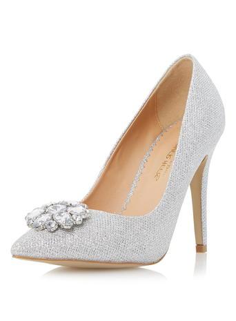 Dorothy Perkins *head Over Heels Bellaa Pointed Trim Court Shoes