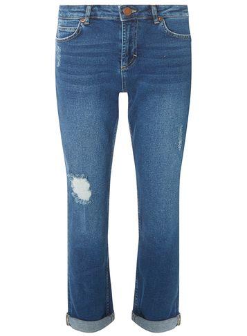 Dorothy Perkins Petite Indigo Boyfriend Jeans