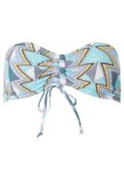 Dorothy Perkins *noisy May Blue Aztec Print Bikini Top