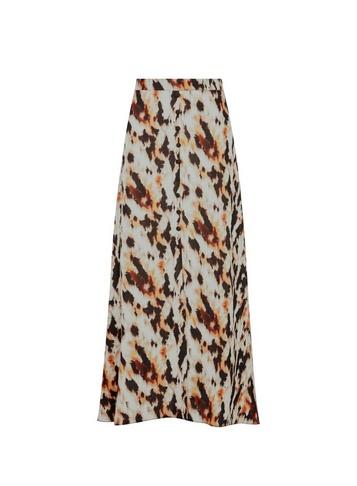 Dorothy Perkins Multi Colour Tie Dye Midi Skirt