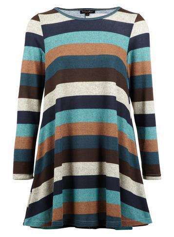 Dorothy Perkins *izabel London Striped Knit Swing Dress