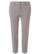 Dorothy Perkins Black Port Checked Ankle Grazer Trousers