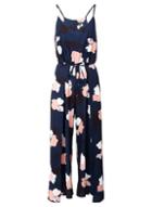 Dorothy Perkins *navy Floral Print Jumpsuit