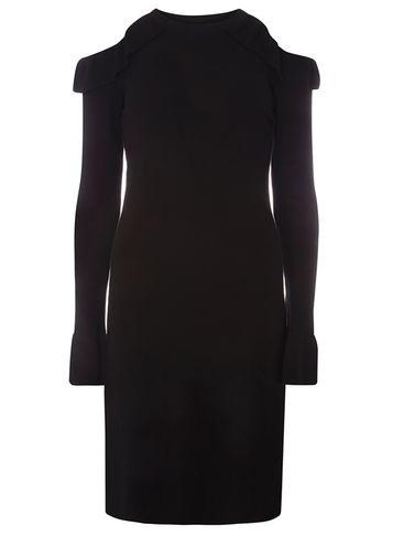 Dorothy Perkins Black Ruffle Halter Neck Dress