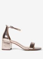 Dorothy Perkins Gold 'saint' Block Heel Sandals