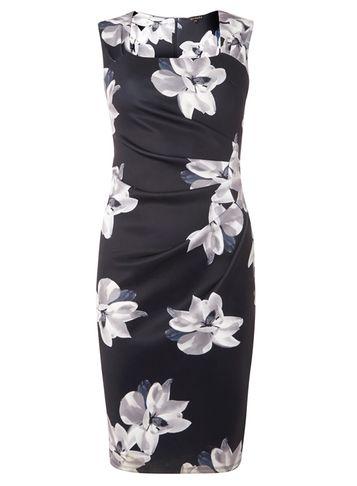 Dorothy Perkins *scarlett B Black Floral Lydia Dress