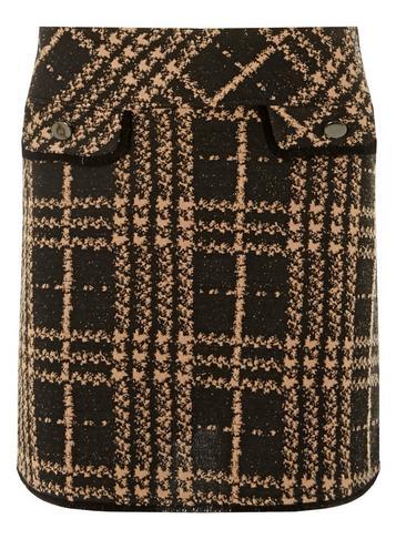 Dorothy Perkins Black Camel Pocket Mini Skirt