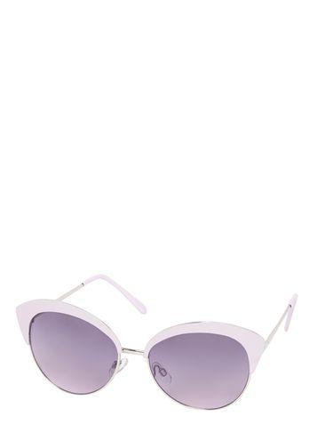 Dorothy Perkins Lilac Metal Kitten Sunglasses