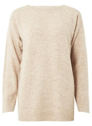 Dorothy Perkins Camel Fine Knitted Jumper